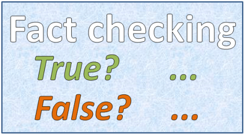 Fact check true or false